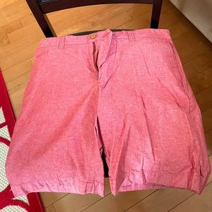 J Crew gramercy red shorts